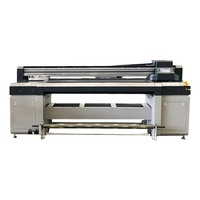 Impresora Híbrida de Alta Velocidad para Lona y PVC YC1800HR, Impresora UV de Cama Plana para Cuero, Impresora UV de Rollo a Rollo para Película Reflectante