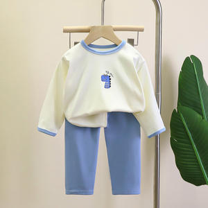 Abbigliamento per la casa per bambini nuovi <span class=keywords><strong>pigiama</strong></span> di pile intimo <span class=keywords><strong>termico</strong></span> set mutandoni - Product Image 5