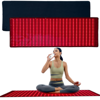 Maßgefertigte 660nm 850nm Therapiematte Rotlichttherapie Yogamatte 180*80cm Rotlicht-LED Infrarot-Therapiematte