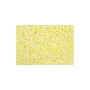 Éponge de nettoyage de cuisine rectangulaire en coton et pulpe de bois biodégradable naturelle 95x140x6mm pour casseroles et poêles - Product Image 2