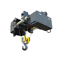Fabricant d'usine, palan électrique à câble métallique de style européen, 3 tonnes, 5 tonnes, 10 tonnes, 16 tonnes, 20 tonnes, faible hauteur de levage, prix