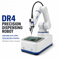 Bras robotisé de bureau industriel à 4 axes DR4 pour le dosage de précision des composants, avec une charge utile de 500 g et une portée de 440 mm