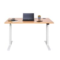 Organisateur de tiroir coulissant pour bureau assis-debout à cadre en acier, rangement de poste de travail en plastique durable à fixer au bureau