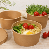 Caja Redonda Desechable para Llevar Comida, Diseño a Prueba de Fugas, Fabricante, Biodegradable, Venta al por Mayor, Construcción Antiderrames, Resistente a la Grasa