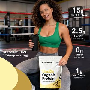 Meilleures poudres de protéines végétaliennes Offre Spéciale, poudre de protéines végétaliennes <span class=keywords><strong>2023</strong></span>, marque privée, supplément de santé, poudre de protéines végétaliennes - Product Image 3