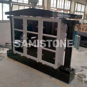 Columbarium Niche mur fournisseur Chine pierre tombale Monuments fabricant noir gris <span class=keywords><strong>granit</strong></span> extérieur jardin Design - Product Image 2