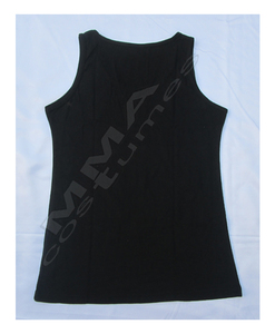 เสื้อกล้ามสุดเซ็กซี่สำหรับผู้หญิงเสื้อกล้ามออกกำลังกายฟิตเนสผ้าถักปักลายสไตล์ลำลองทำจากโพลีเอสเตอร์/ คอตตอนผ้าแห้งเร็ว - Product Image 5