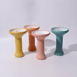 Cuencos de hookah de arcilla esmaltada hechos a mano de alta calidad, varios cuencos de hookah en forma de lágrima, cabezales de hookah resistentes a altas temperaturas, O - Product Image 1