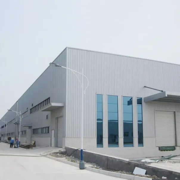 China Prefab Kwaliteitscontrole Industrieel Materiaal Metalen Constructie Lichte Stalen Structuur Gelaste H Werkplaats Magazijn Gebouw