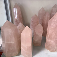 Tour à quartz rose naturel de haute qualité, vente en gros, livraison gratuite
