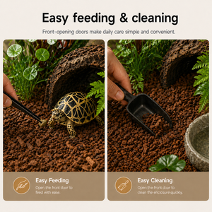 <span class=keywords><strong>Terrario</strong></span> Plegable de Lujo 2026 para Reptiles, con Paisaje de Selva Tropical - Product Image 4
