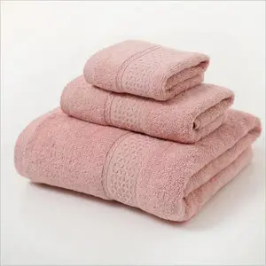 Top Embroidery Pattern Microfiber Terry Coral Velvet Bath Pure 100% Cotton Organic Towel For Adults Extra Large