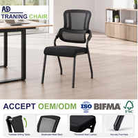 Chaise de formation avec structure métallique, sièges de conférence pour bureau, immeuble d'appartements