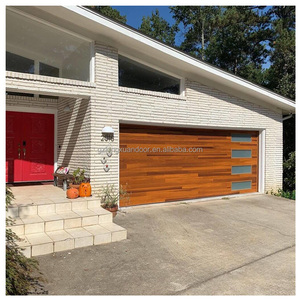 <span class=keywords><strong>Porte</strong></span> <span class=keywords><strong>de</strong></span> <span class=keywords><strong>garage</strong></span> verticale sectionnelle en acier galvanisé, couleur grain <span class=keywords><strong>de</strong></span> bois, certifiée CE par l'Union européenne, avec système <span class=keywords><strong>de</strong></span> <span class=keywords><strong>sécurité</strong></span> inclinable - Product Image 1