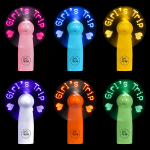 Mini ventilateur portable LED personnalisé 2026, ventilateur électrique à main avec écran LED programmable et batterie intégrée - Product Image 2