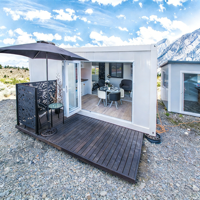 Casa Contenedor de Lujo PTH Nueva Zelanda Australia, Villa Contenedor Personalizada de 20 pies en Venta, Casa Modular Prefabricada Expandible