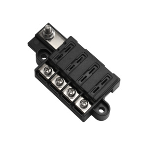 Jcb 4CX 100A 12V 32V 48 V 4 cách âm thanh xe hơi Mega Blade AFS cầu chì tiếp sức hộp anl cầu chì chủ với 20A trung bình cầu chì cho tự động xe buýt thuyền - Product Image 6