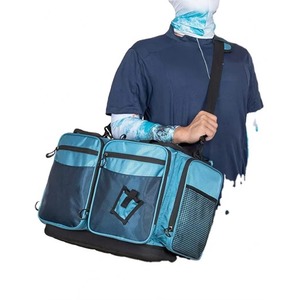 Sac de pêche extra large BSCI, résistant à l'eau salée, imperméable, pour 8 boîtes à pêche 3700, moulé rigide. - Product Image 6