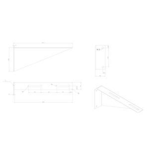 Soportes Fijos para Lavabo de 35.5 cm para Personas con Discapacidad, Par de Equipos de Seguridad para Baño - Product Image 2