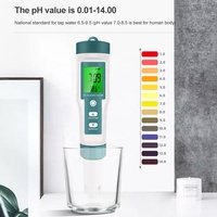 Stylo d'affichage LCD numérique de Type testeur de qualité de l'eau, analyseur numérique de température de S.G, salinité ORP EC TDS PH mètre pour Aquariums, 7 en 1