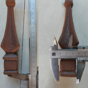 Embout <span class=keywords><strong>de</strong></span> pistolet <span class=keywords><strong>de</strong></span> marquage pour composants décoratifs en <span class=keywords><strong>fer</strong></span> forgé, pointe <span class=keywords><strong>de</strong></span> <span class=keywords><strong>lance</strong></span>, pour balcons, cours, clôtures, garde-corps et portails, style moderne, économique, naturel - Product Image 6