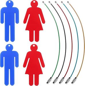 Porte-clés de salle de bain en acrylique unisexe Porte-clés de toilettes pour hommes et femmes - Product Image 1