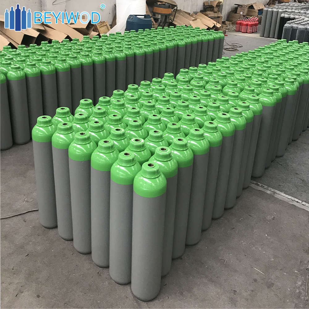 Co2 Cylinder DOT ISO9809 CE 5L/10L/13.4L/20L/40L/50L High Pressure Nitrogen/Argon/Acetylene/CO2/ Oxygen Gas Cylinder
