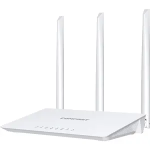 Comfast Router Nirkabel Rumah Kecepatan Cepat 300Mbps, Router Wifi Nirkabel Termurah dengan Antena Eksternal 3 * 5dB Stabil