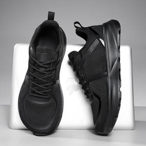 Zapatos Deportivos Casuales para Hombre, Ligeros, Transpirables, de Malla, a la Moda, Sólidos, Anchos, para Correr, Caminar, con Entresuela de Goma Antideslizante, de Primavera - Product Image 3