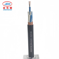 Câble d'Instrumentation Personnalisé N-DJYVP 3 Groupes 4 Conducteurs 0,75 mm² Isolation PE Gaine PVC Résistant au Feu pour l'Automatisation