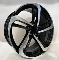 Rines de Aleación de Aluminio de 19 Pulgadas 19x8.5 ET 35 5x114.3 con Acabado Mecanizado, Compatibles con Civic Accord EX LX Sport Coupe