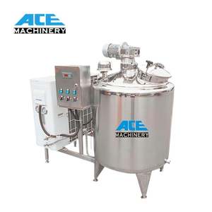 Tanque de Procesamiento de Leche de 500L, Triturador de Queso, Máquina de Elastificación, Tanque de Enfriamiento, Fermentador de Yogur, Pasteurizador, Escurridor, Molde, Prensa, Tina <span class=keywords><strong>para</strong></span> Queso - Product Image 1