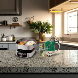 OEM/ODM Elektrische Bratpfanne Hotpot PCBA 220V/110V Touch-Steuerung <span class=keywords><strong>PCB</strong></span> mit NTC-Temperatursensor & <span class=keywords><strong>Timer</strong></span> - Product Image 1