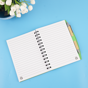 Heada Custom Printed Eco-Friendly Recycled Spiral Hardcover <b>A5</b> <b>Diary</b> Notebook Custom Logo Elastic Band Pen 60 Sheets Promotional - Product Image 4