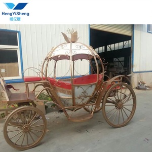 Popular Carro de calabaza de <span class=keywords><strong>Cenicienta</strong></span> para la realeza/viejo carro de caballos antiguo/carro de caballos de boda de turismo - Product Image 1