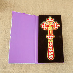 HT ortodoks kilisesi çapraz altın kaplama renkli emaye İsa simge çapraz INRI el haç tek yüz İsa din hediye - Product Image 6