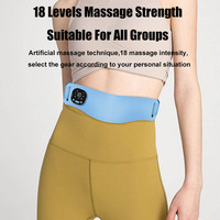 Accueil Portable microcourant impulsion chaleur compresse Vibration électrique réchauffement palais Massage ceinture abdominale dos taille masseur