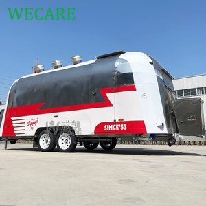 Wecare Mobile Restaurant <span class=keywords><strong>Caravane</strong></span> alimentaire mobile avec cuisine Camion Street Food Vending Car Concession Trailer Pizza Foodtruck - Product Image 4