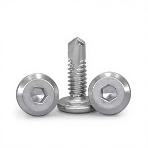<span class=keywords><strong>Viti</strong></span> Autofilettanti Esagonali in <span class=keywords><strong>Acciaio</strong></span> <span class=keywords><strong>Inox</strong></span> 316 306 CLASSE 4 Zincate con Filettatura Fine Metrica e Punta Svasata - Product Image 6