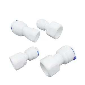 8mm OD push fit 3/8" famale screw pipe use quick connect coupler fittings water filter parts tube quick fitting connector