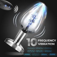 Vente Flash : Plug Anal Métallique pour Homme, Jouets Anaux en Acier Inoxydable, Grand Plug Anal pour Femme, Jouets Sexuels Amusants