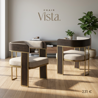 Fauteuil d'appoint moderne en cuir rembourré avec mousse, structure en bois massif et métal, dossier solide, non pliable, pour sols durs, salon et maison