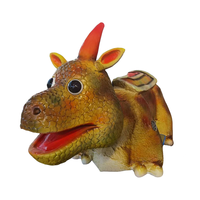 Dinosaure animatronique télécommandé avec lumières LED pour location en centre commercial