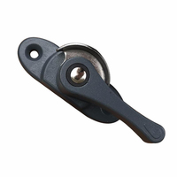 Serrure de fenêtre en plastique acier fermoir croissant serrure moderne porte et fenêtre poignées prix usine coulissante en alliage d'aluminium 2 ans CN;JIN