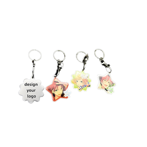 High Quality UV Metal Keychain Fashionable Custom Logo Keychain Brass Stainless Steel Aluminum Cartoon Styles-Wholesale Offset