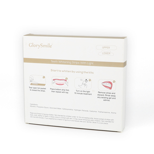 GlorySmile 6% HP blanqueamiento de dientes seco tiras y de alta calidad para blanquear los dientes frío azul luz Led Kits dentales-CE aprobado - Product Image 6