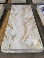 Imperméable Nouveau Design 3d Impression Murale Pvc Marbre Feuille Marmol Panneau De Pared pour Décoration Murale de Haute Qualité