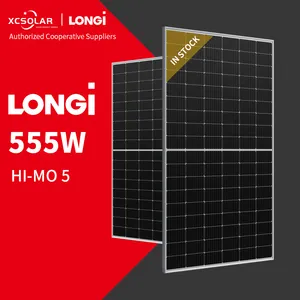 Longi Hi-Mo 7 Zonnepanelen 580W Himo Zonne-Energie Modules Half Cellen Bifacial Pv Zonnepaneel 560W 565W 570W 575W 585W 590 Watt