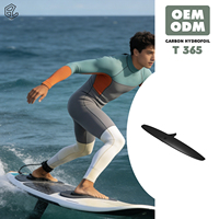 Aile arrière en carbone hydrofoil la plus vendue AXIS 365/55 – Stabilisateur arrière mince pour un pompage efficace et des performances stables