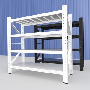 Estanterías Metálicas Reforzadas Industriales, <span class=keywords><strong>Estantes</strong></span> de Almacenamiento de Hierro Ligero para Almacenes y Talleres - Product Image 5